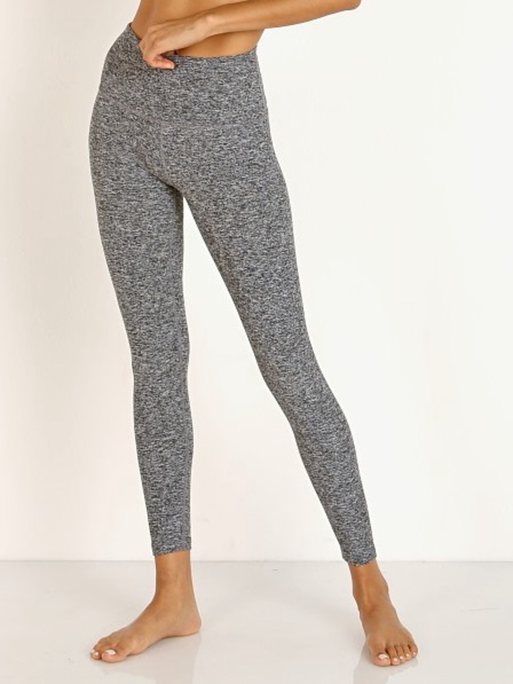 Beyond Yoga Spacedye High Waist MIDI Legging Black White Small